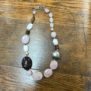 Silpada Pink Rose necklace